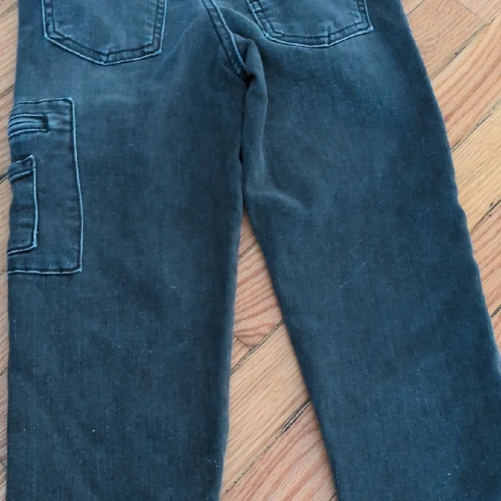 Art Class Black Utility Jogger Jeans Stretch Waist‎ Band Kids Size 7